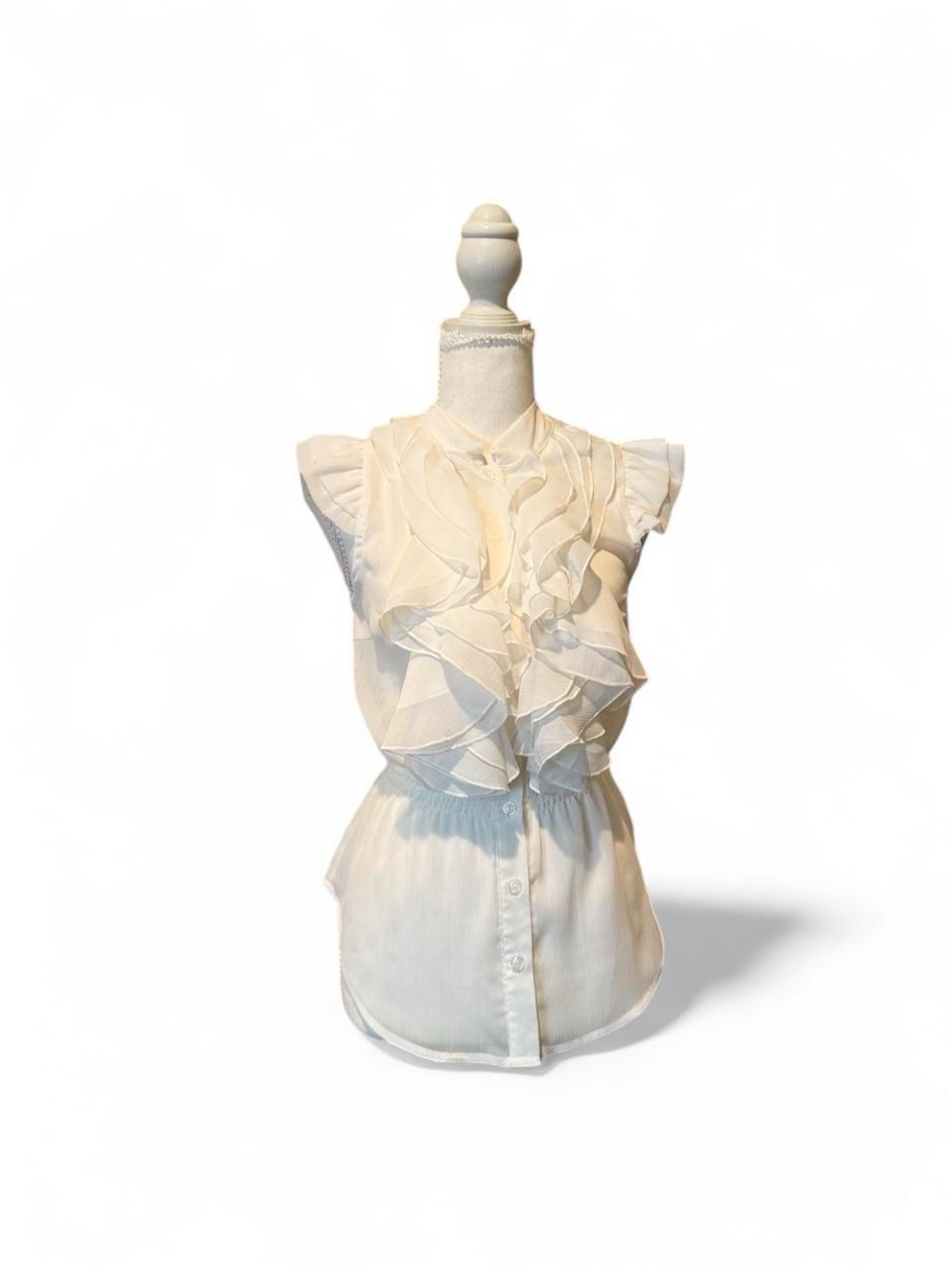 Y2K/Vintage White Miley Cyrus Blouse Tank